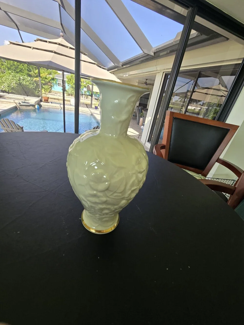 Lenox Vintage Flowers Of Affection Vase NEW in Box